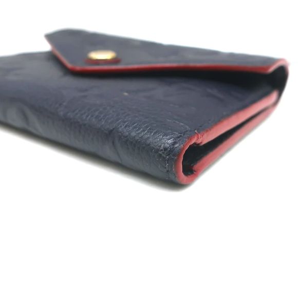 Louis Vuitton Victorine Wallet Navy Monogram Empreinte Leather - Picture 8 of 12